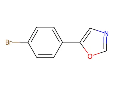 5-(4-Bromophenyl)-1,3-oxazole structure