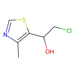 2-Chloro-1-(4-methyl-1,3-thiazol-5-yl)ethanol structure