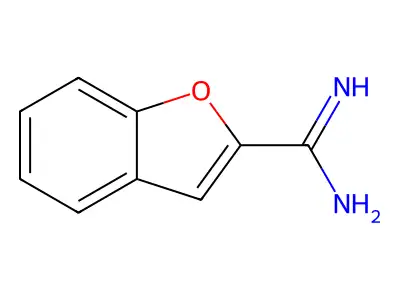 Benzofuran-2-carboxamidine structure