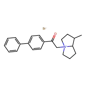 N-4-Phenylphenacylheliotridanium structure