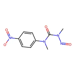 N-Methyl-N'-(p-nitrophenyl)-N'-methyl-N-nitrosourea structure