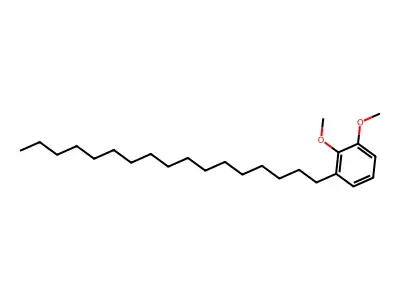 1-Heptadecyl-2,3-dimethoxybenzene structure