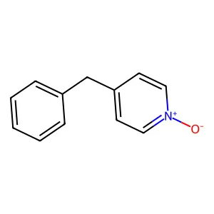 Pyridine, 4-(phenylmethyl)-, 1-oxide structure
