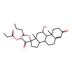 Hydrocortisone buteprate structure