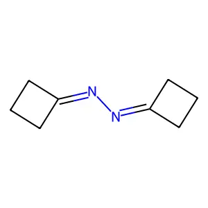 Cyclobutanone, cyclobutylidenehydrazone structure