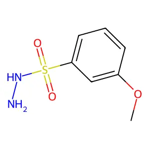 3-Methoxybenzenesulfonylhydrazide structure
