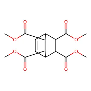 Tetramethylbicyclo(2.2.2)-7-octene-2,3,5,6-tetracarboxylate structure