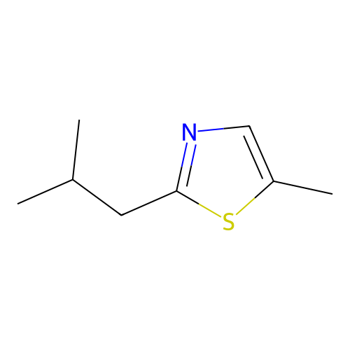 2-Isobutyl-5-methylthiazole structure