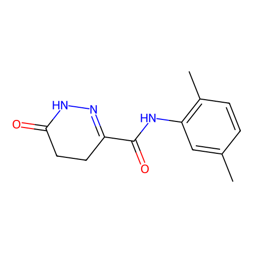 N-(2,5-dimethylphenyl)-6-oxo-4,5-dihydro-1H-pyridazine-3-carboxamide structure