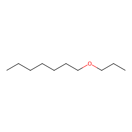1-Propoxyheptane structure