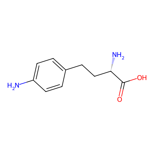 (2S)-2-氨基-4-(4-氨基苯基)丁酸 structure