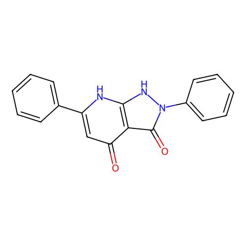 2,6-Diphenyl-1,7-dihydropyrazolo[3,4-b]pyridine-3,4-dione structure
