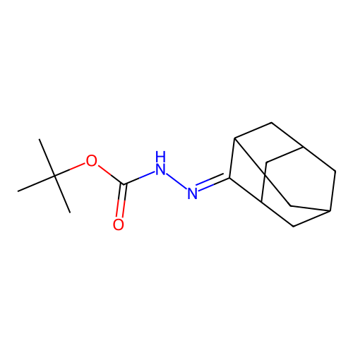 N'-(adamantan-2-ylidene)(tert-butoxy)carbohydrazide structure