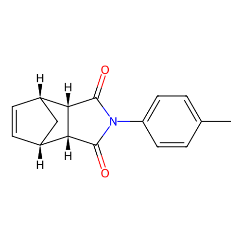 2-(p-Tolyl)-3a,4,7,7a-tetrahydro-1H-4,7-methanoisoindole-1,3(2H)-dione structure