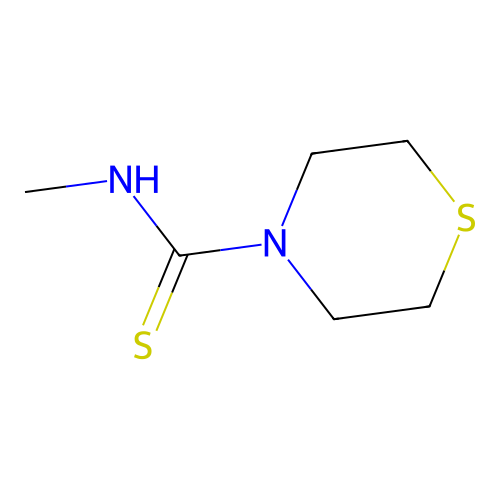 N-methylthiomorpholine-4-carbothioamide structure