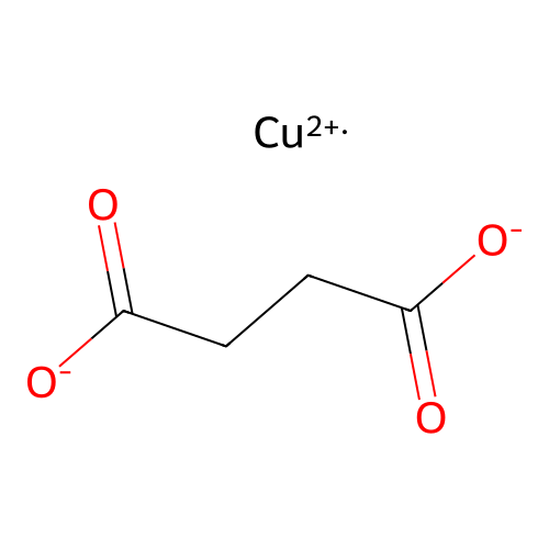 Butanedioic acid, copper(2+) salt (1:1) structure