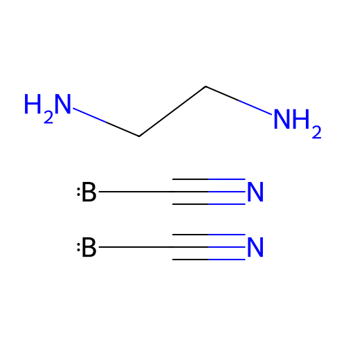 Boron, bis(cyano-C)(mu-(1,2-ethanediamine-N:N'))tetrahydrodi- structure