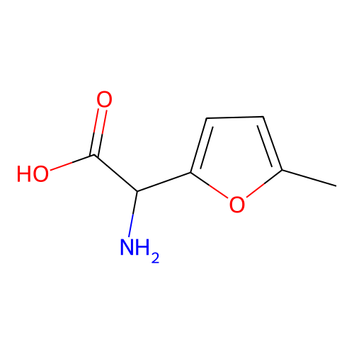 alpha-[5-Methyl-2-furyl]glycine structure