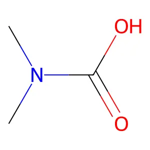 N,N-二甲基氨基甲酸 structure