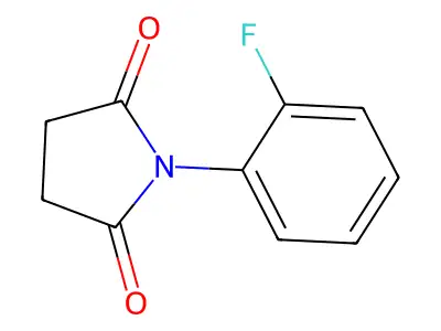 1-(2-Fluorophenyl)pyrrolidine-2,5-dione structure