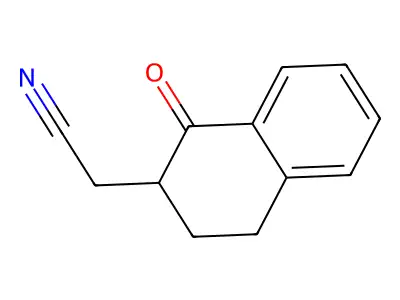 2-(1-Oxo-1,2,3,4-tetrahydro-2-naphthyl)acetonitrile structure