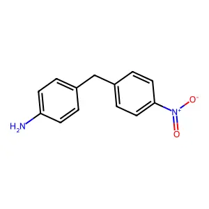 Benzenamine, 4-((4-nitrophenyl)methyl)- structure