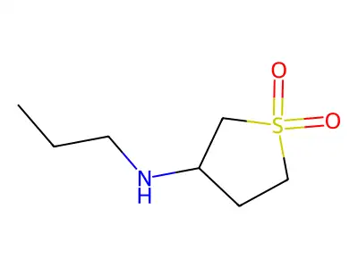 3-(Propylamino)-1lambda6-thiolane-1,1-dione structure