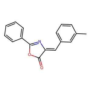 4-(3-Methylbenzylidene)-2-phenyloxazol-5(4H)-one structure