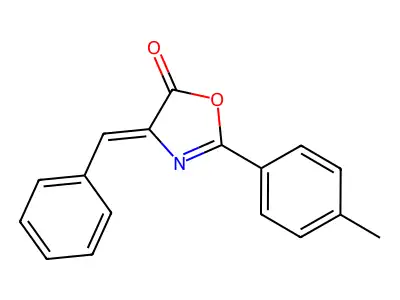 4-Benzylidene-2-(4-methylphenyl)-1,3-oxazol-5-one structure