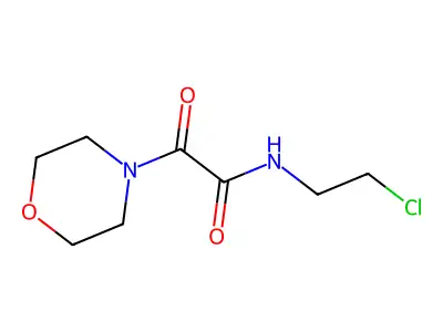 N-(2-chloroethyl)-2-(morpholin-4-yl)-2-oxoacetamide structure