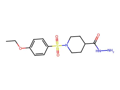 1-(4-Ethoxybenzenesulfonyl)piperidine-4-carbohydrazide structure