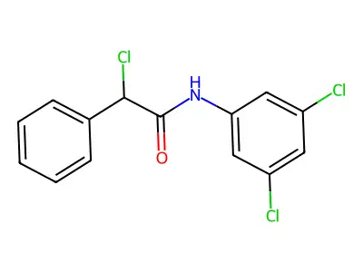 2-chloro-N-(3,5-dichlorophenyl)-2-phenylacetamide structure