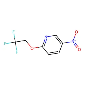 5-Nitro-2-(2,2,2-trifluoroethoxy)pyridine structure