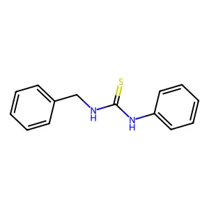 1-Benzyl-3-phenyl-2-thiourea structure