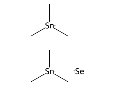 Hexamethyldistannaselenane structure