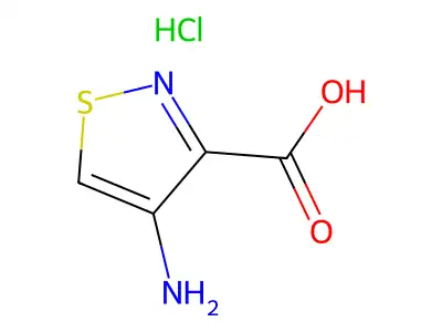 4-氨基异噻唑-3-甲酸 structure