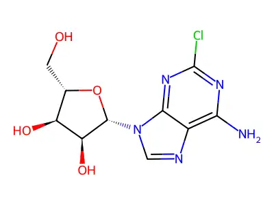 2-Chloroadenosine structure