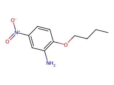 2-Butoxy-5-nitroaniline structure