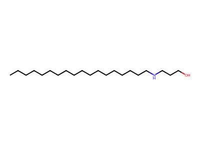 3-(Octadecylamino)propan-1-ol structure
