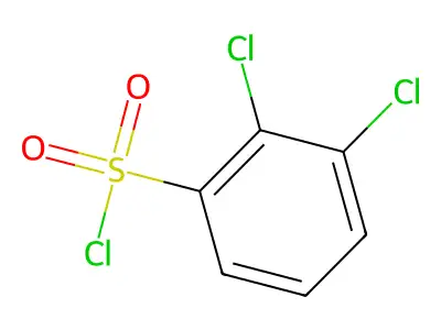 2,3-Dichlorobenzene-1-sulfonyl chloride structure