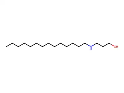 3-(Tetradecylamino)propan-1-ol structure