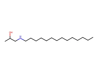1-(Tetradecylamino)propan-2-ol structure