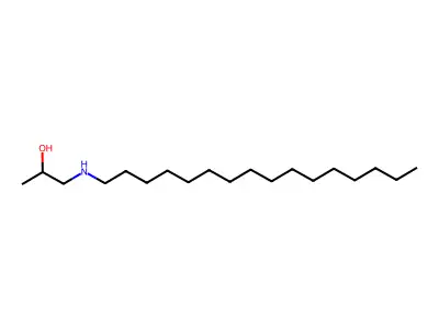 1-(Hexadecylamino)propan-2-ol structure