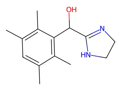 1H-Imidazole-2-methanol, 4,5-dihydro-alpha-(2,3,5,6-tetramethylphenyl)- structure