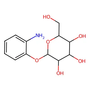 2-Aminophenyl beta-D-glucopyranoside structure