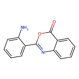 2-(2-aminophenyl)-4H-3,1-benzoxazin-4-one structure