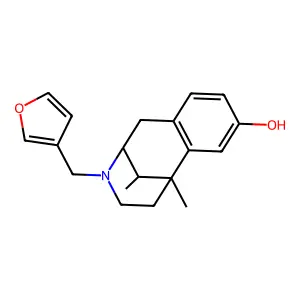 Furylmethylnormetazocine structure