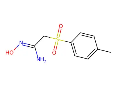 N-Hydroxy-2-tosylacetimidamide structure