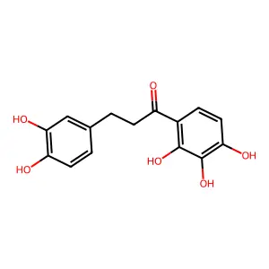 3-(3,4-Dihydroxyphenyl)-1-(2,3,4-trihydroxyphenyl)-1-propanone structure