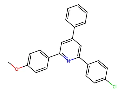 2-(4-Chlorophenyl)-6-(4-methoxyphenyl)-4-phenylpyridine structure